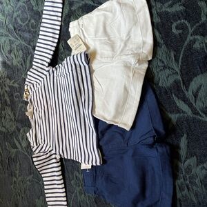 Crewcuts brand new with tags w/ striped top